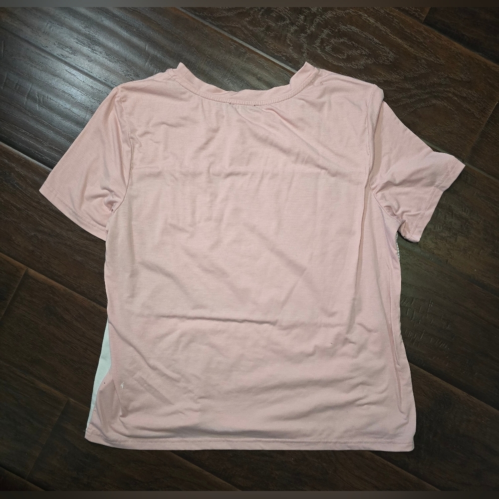 Shein Womens Glitter Sequin Pocket Tee XL - Picture 6 of 7